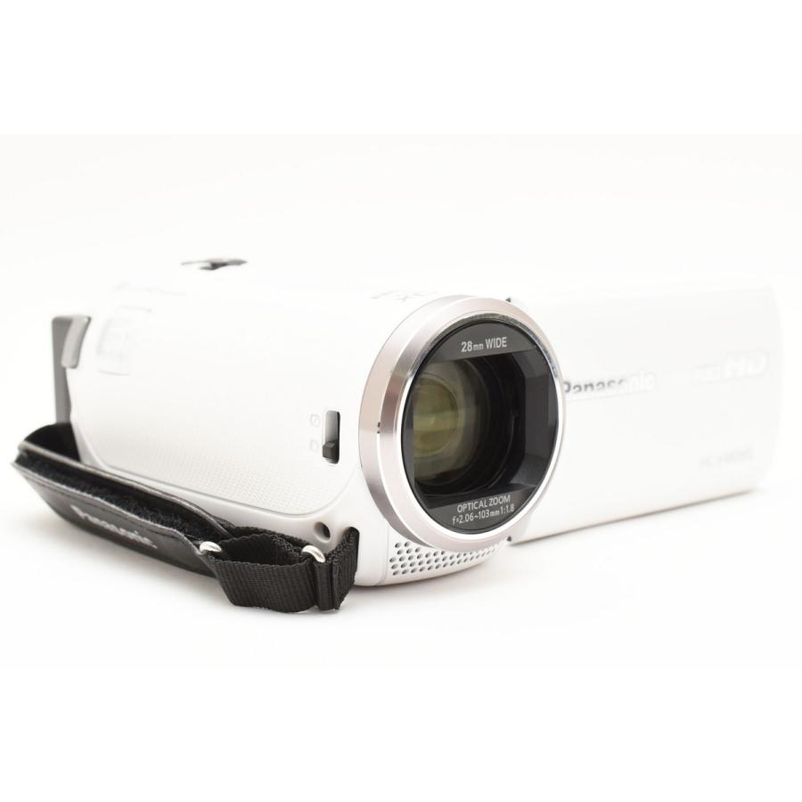 Panasonic パナソニック HC-V480MS ホワイト ビデオカメラ : MOMO'S