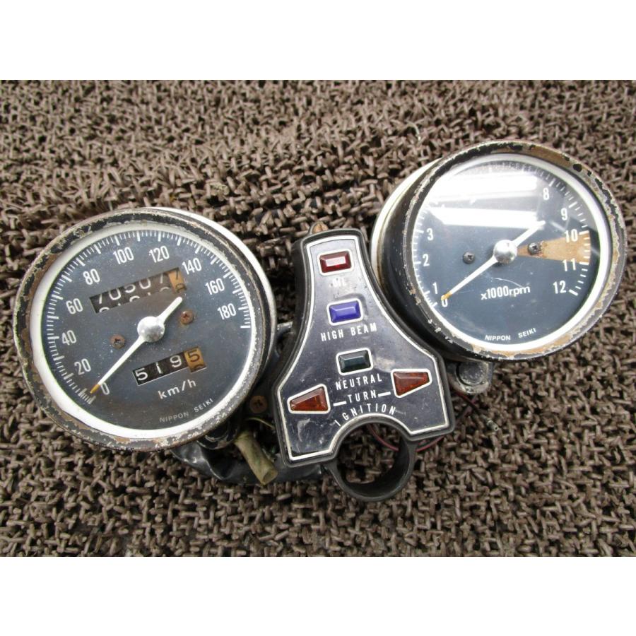 CB400F スピードメーター タコ インジケーターランプ △p198！CB400F