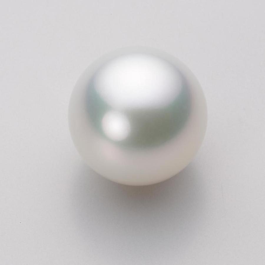 ムーンレーベル 公式] 南洋真珠 ピアス 15mm 白蝶 真珠 K18WG ホワイト