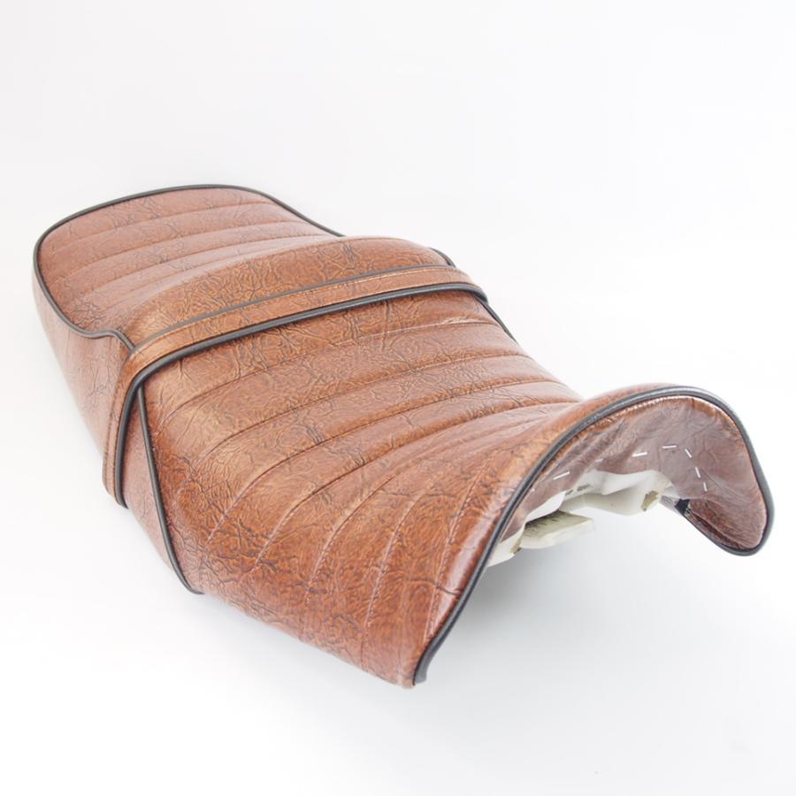 XJR400 4HM 93〜97年 タックロールシート ブラウン 加工後未使用 純正