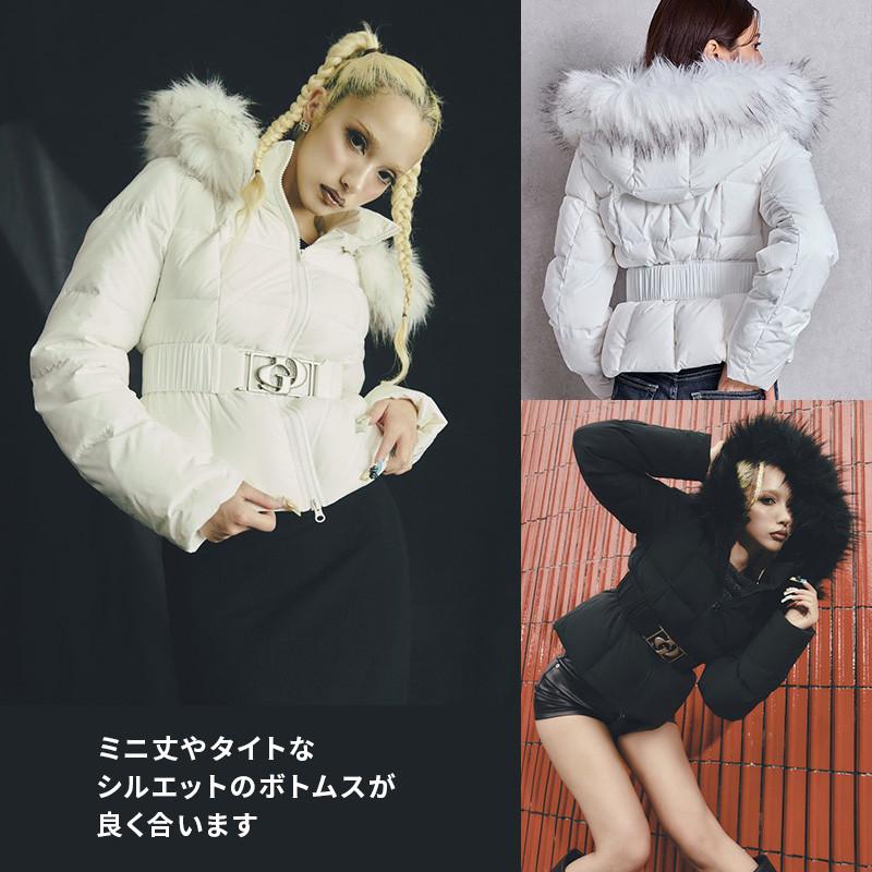 GYDA（ジェイダ） GDベルト付きショートダウンコート 072610040101