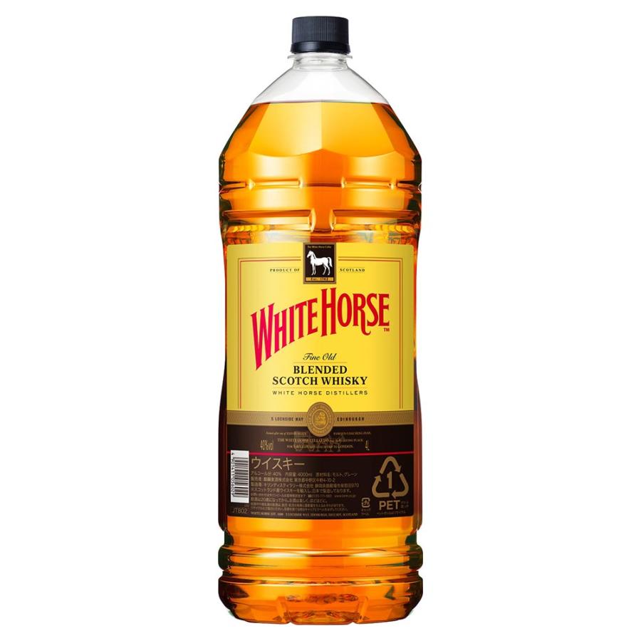 ホワイトホース 送料無料 ウイスキー 4L 4000ml 1本 40度 業務用