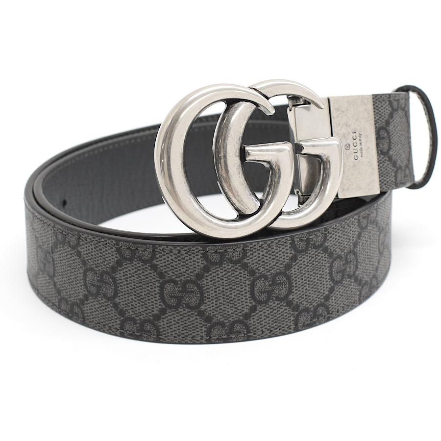 ダブルG グッチ リバーシブル ベルト サイズ85 34 ウエスト 627055 GG