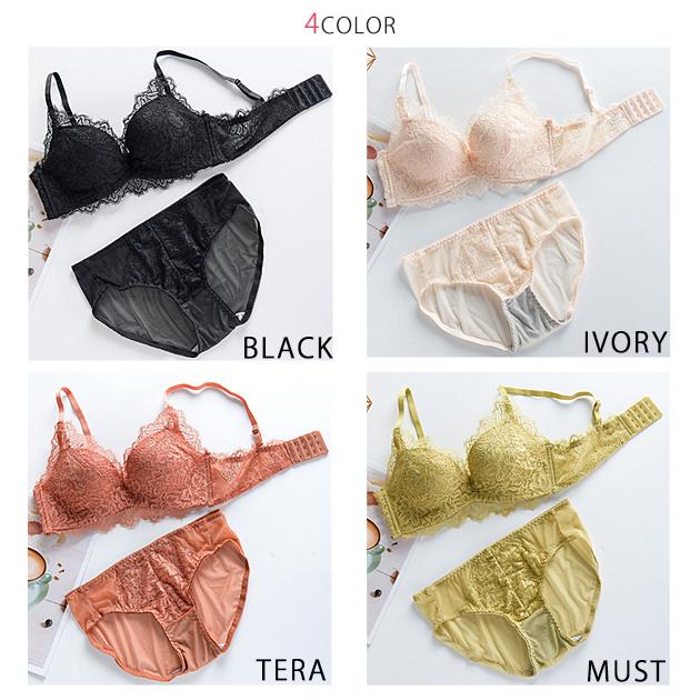 Lace Ladies（レースレディース） ブラ＆ショーツ 2点セット ブラック