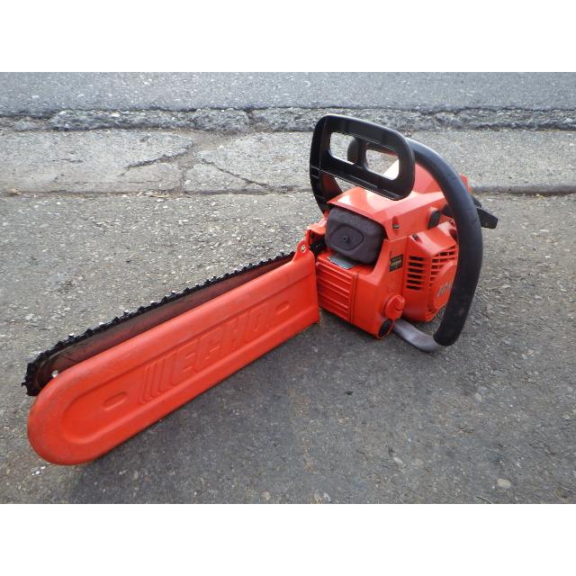 中古 共立エコー 35.8cc エンジンチェーンソー V3700 ガイドバー35cm