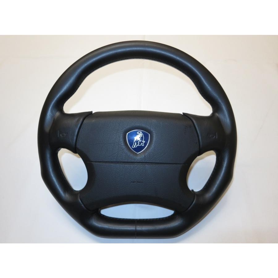 ディアブロ ランボルギーニ 純正 革 ステアリング ハンドル エアバック