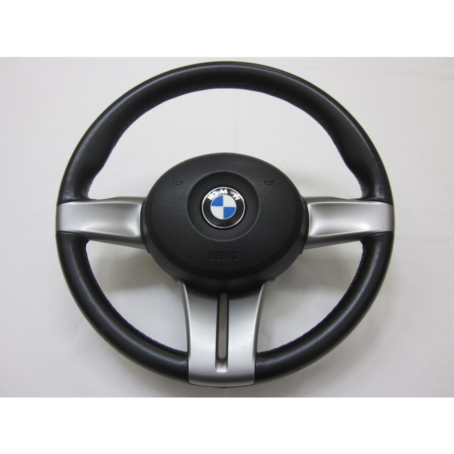 Z4 E85 E86 BMW 純正 革 ステアリング ハンドル エアバック エア