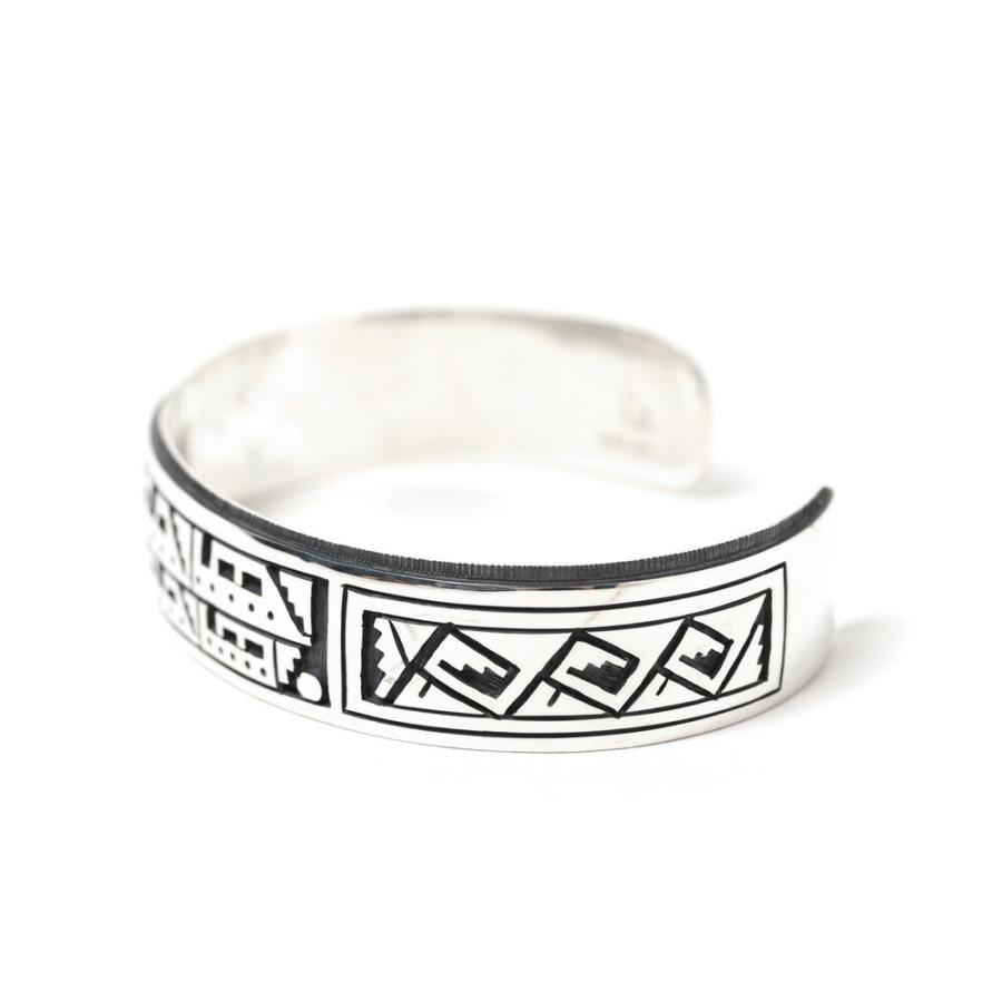 Hopi Jewelry 【メール便配送】Clifton Mowa Hopi Overlay Bangle