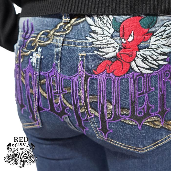 RED PEPPER（レッドペッパー） レディース スキニー ジーンズ デニム