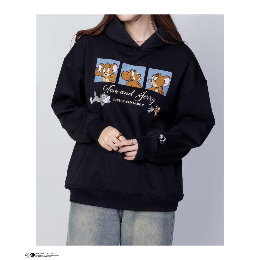 Tom and Jerry トムとジェリー 裏起毛 パーカー レディース 暖かい
