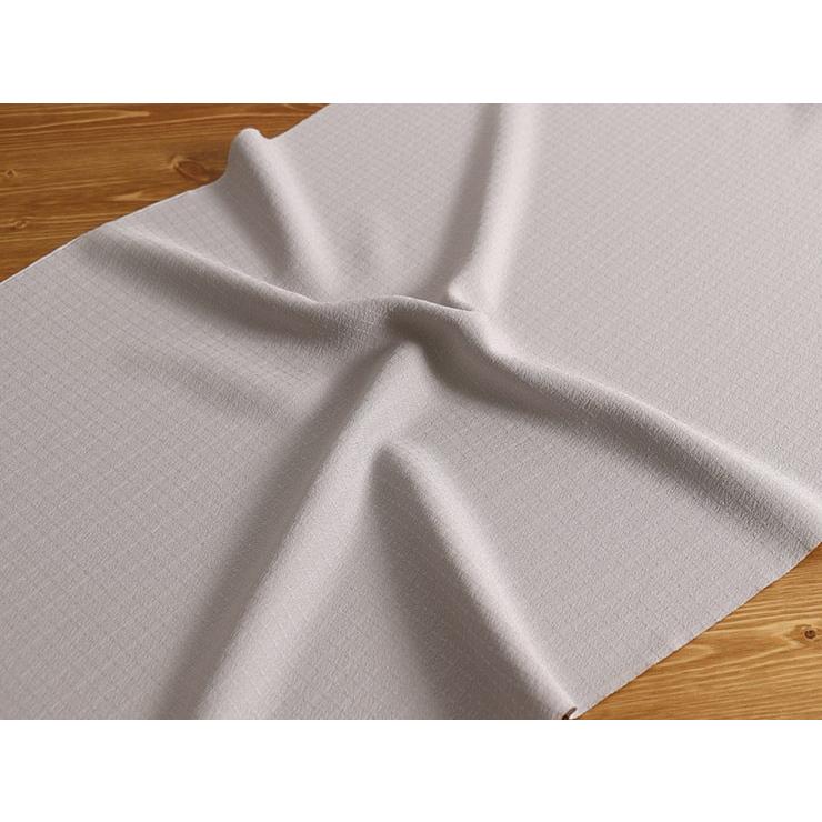 洗える 色無地 フルオーダー 反物 日本製 東レ (絹鼠色) 着物 誂え お