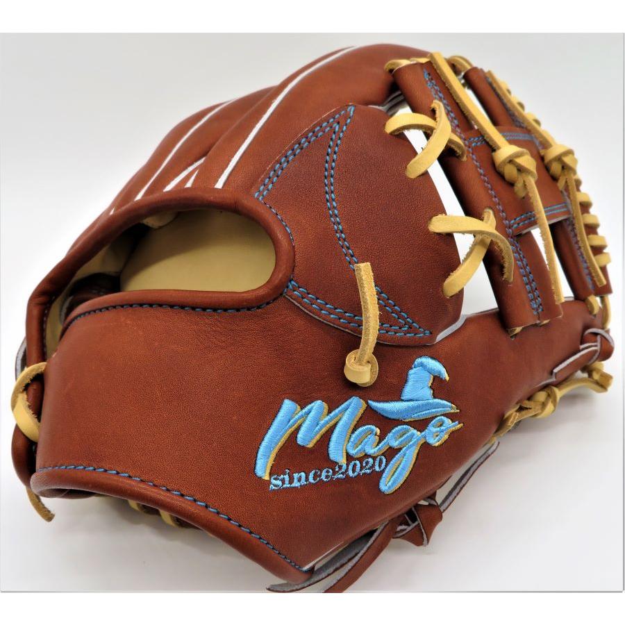 硬式グラブ Mago マーゴ MAGO 内野手用 店舗別注 T03型 親指一体型 指