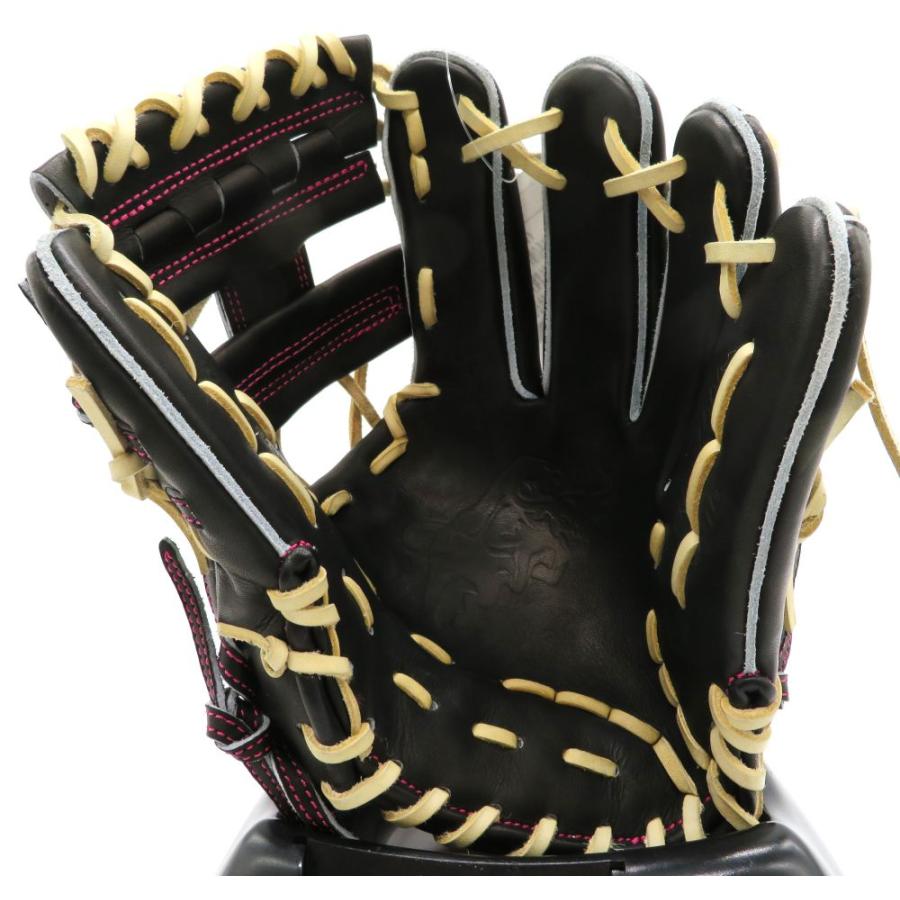 硬式グローブ 限定 てっぺん Teppen グローブ 内野手用 MIE ピンク