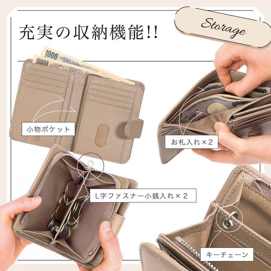 BLUE SINCERE（ブルーシンシア） 二つ折り財布 レディース 本革