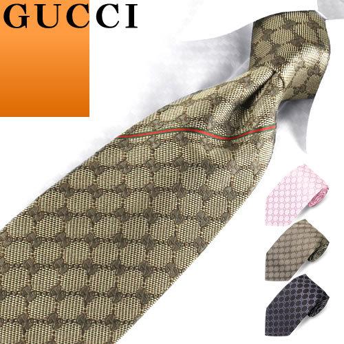 GUCCI（グッチ） ネクタイ GGパターン シルク イタリア製 8cm幅