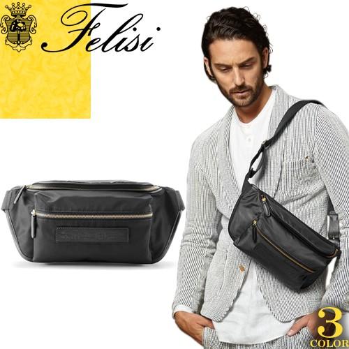 Felisi（フェリージ） バッグ ウエストバッグ ボディバッグ ベルト