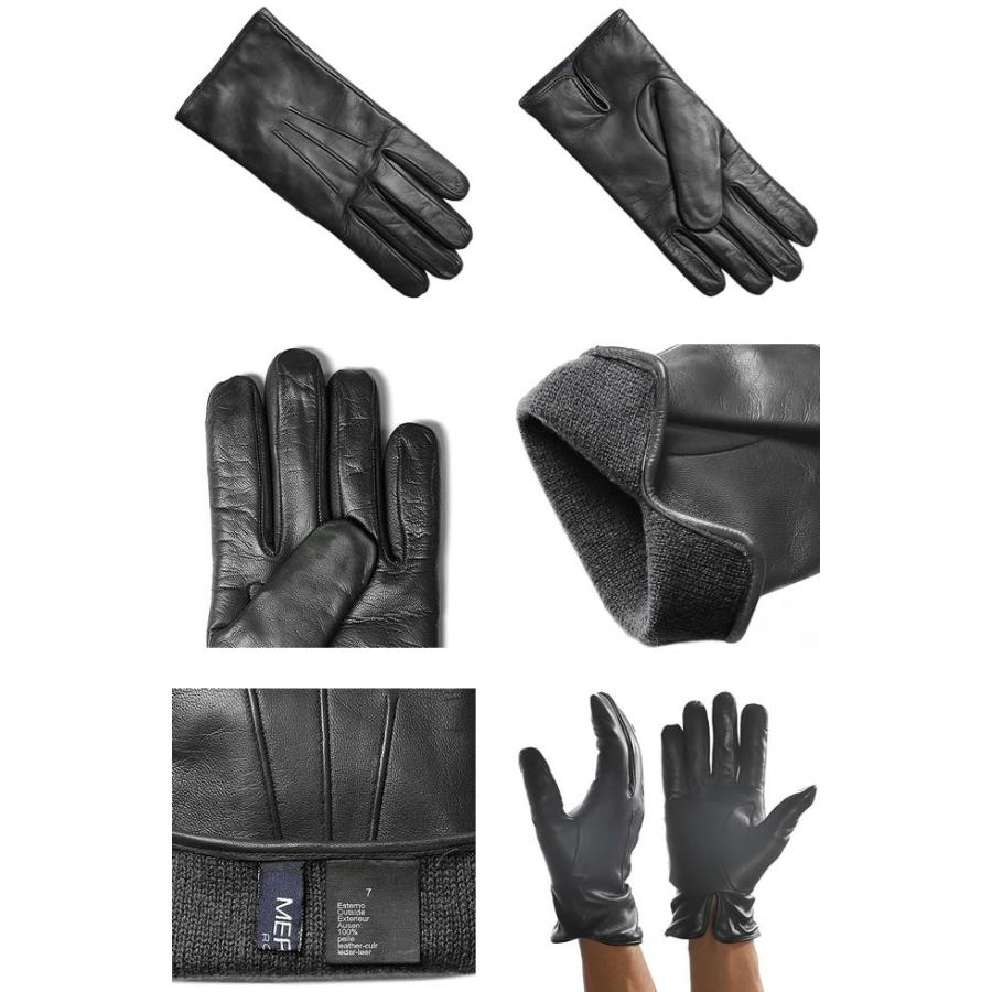 Merola（メローラ） 手袋 レザーグローブ メンズ ナッパレザーグローブ