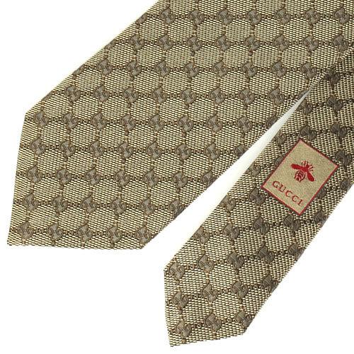 GUCCI（グッチ） ネクタイ GGパターン シルク イタリア製 8cm幅