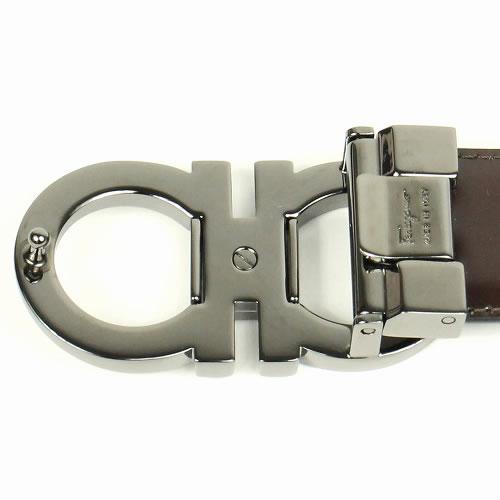 FERRAGAMO（フェラガモ） リバーシブル ガンチーニ ベルト メンズ
