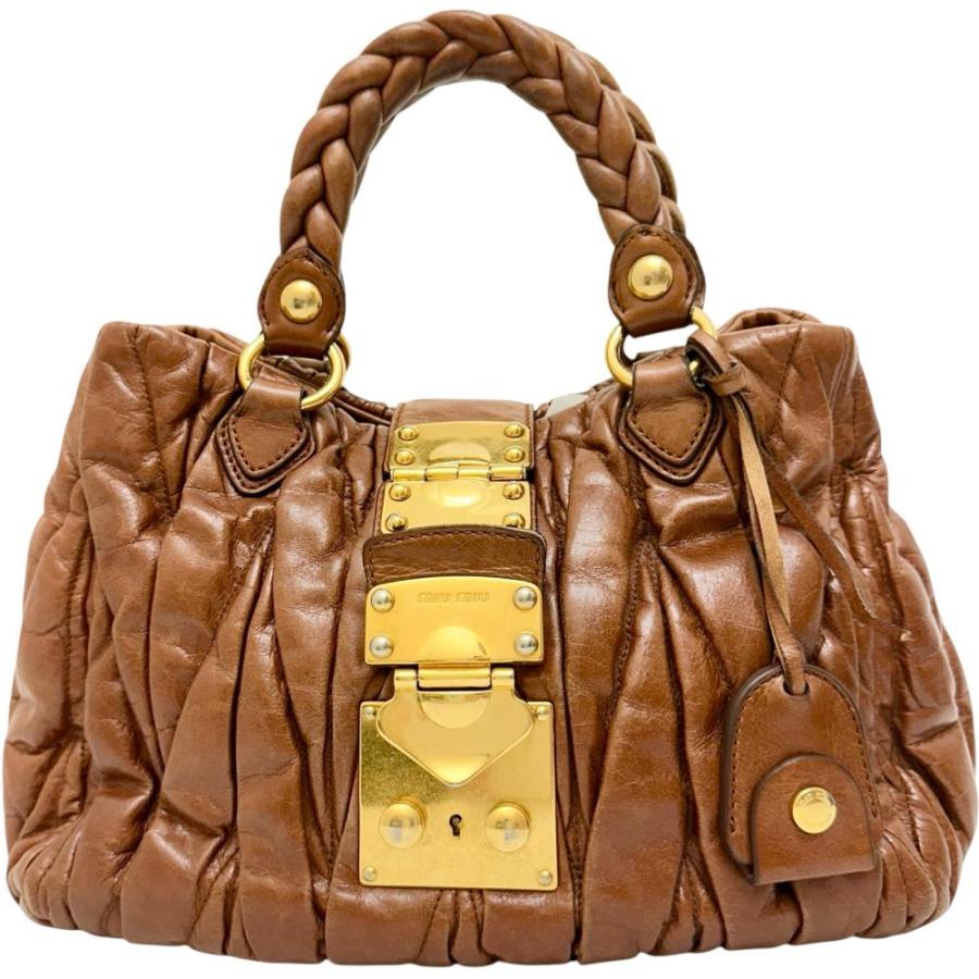 miu miu（ミュウミュウ） マテラッセ 2Wayショルダーバッグ