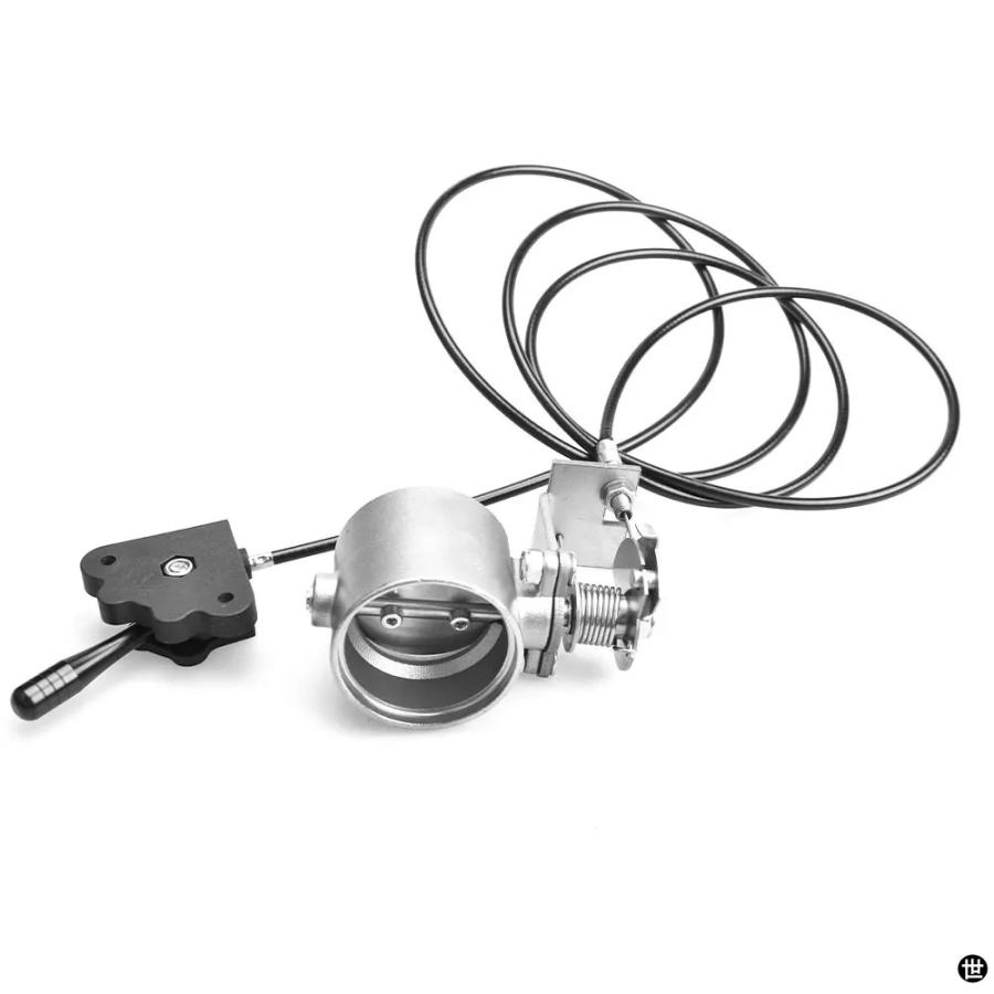 汎用バイク 2インチ /51 MM 60 MM手動操作排気カットアウトバルブ