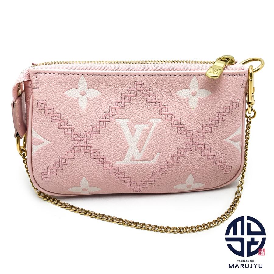 LOUIS VUITTON ルイヴィトン アンプラント ブロデリー ローズ ピンク系