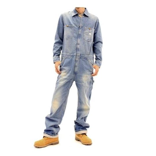 Lee（リー） Lee LM4213-556 オールインワン/556 淡色ブルー(中古加工