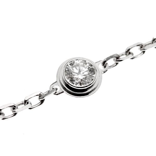 カルティエ Cartier ダムール ブレスレット K18WG ダイヤモンド