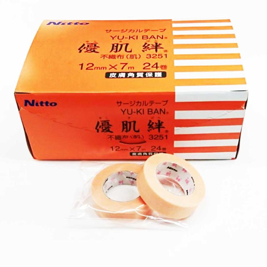 ニトムズ 【バラ販売】ニトムズ Nitto 優肌絆 不織布(肌) 3251 12mm×7m