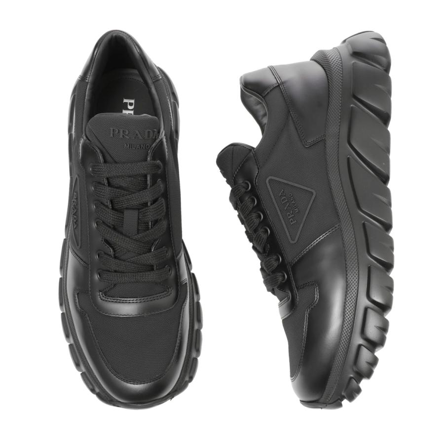 PRADA（プラダ） スニーカー 大きいサイズあり ブラック メンズ 2ee366