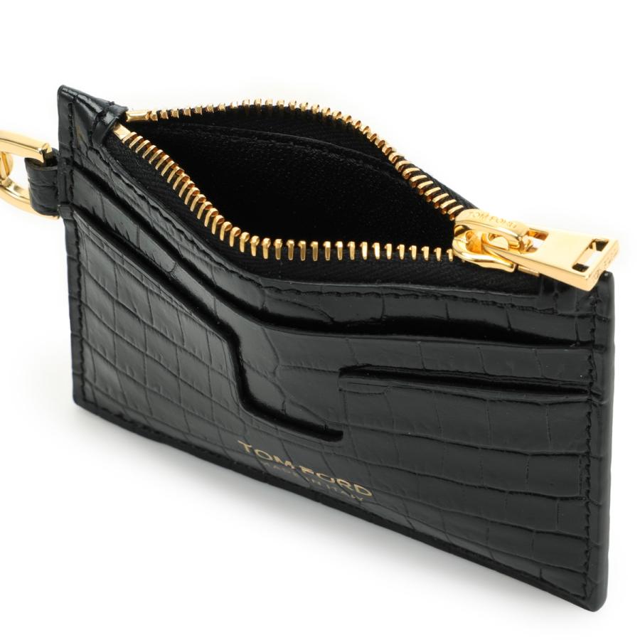 TOM FORD（トムフォード） カードケース ストラップ付き ブラック
