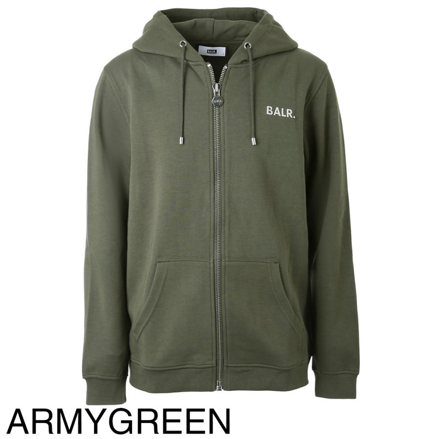 BALR.（ボーラー） パーカ Q-SERIES STRAIGHT ZIP THRU HOODIE メンズ