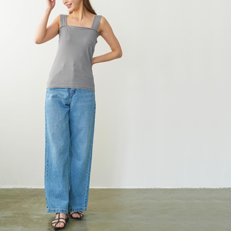 ブラ紐隠しタンクトップ レディース トップス カットソー (郵2) : mili