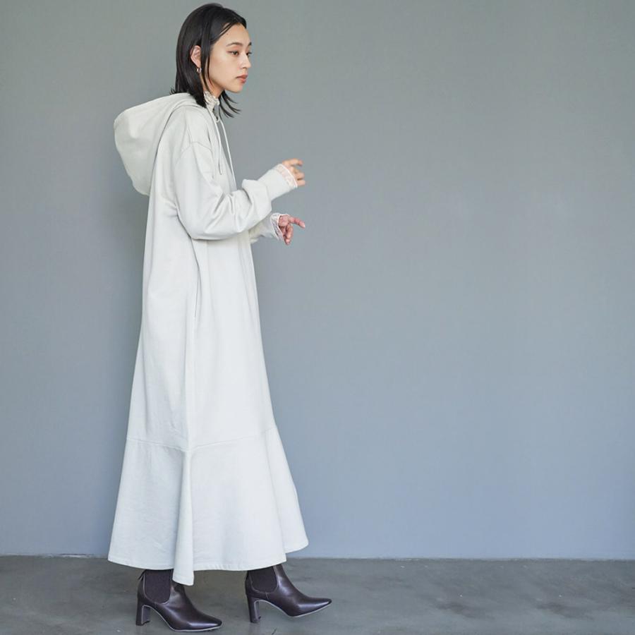 mili an deni（ミリアンデニ） レディース ワンピース 裏起毛フード