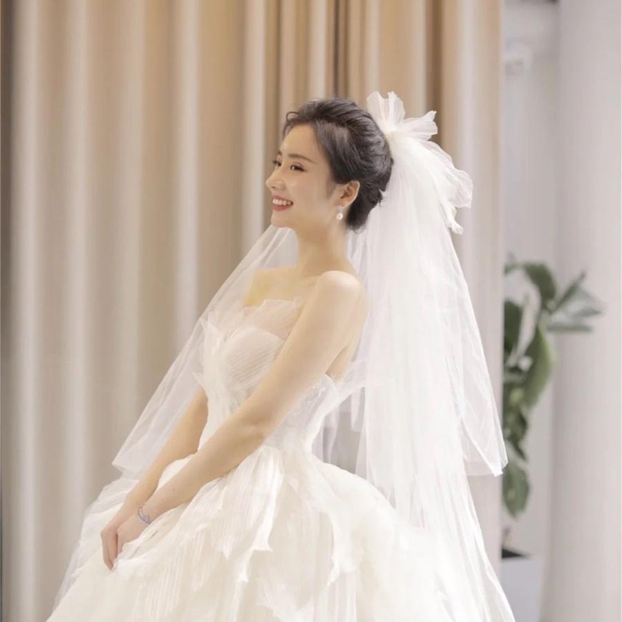 ウエディングベール ウェディングベール ミドルベール ボリューム