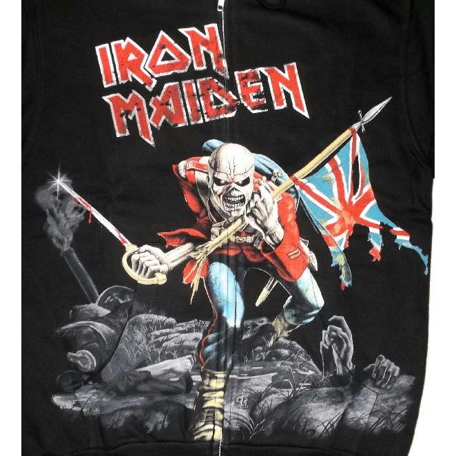 アイアン メイデン Zip パーカ Iron Maiden Trooper 正規品 ロックT