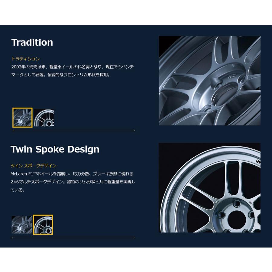 共豊 エンケイ ホイール レーシング RPF1 17インチ 7.5J ENKEI Racing