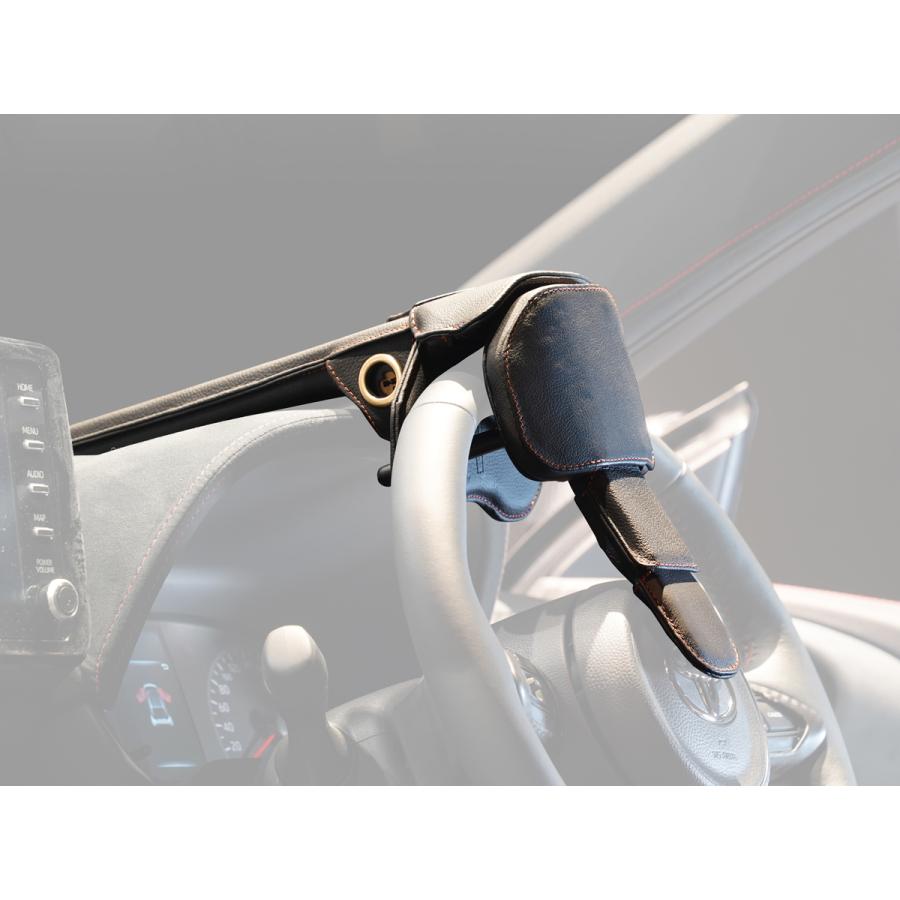 TOM'S（トムス） TOMS ステアリングロック ハンドルロック 革 レザー