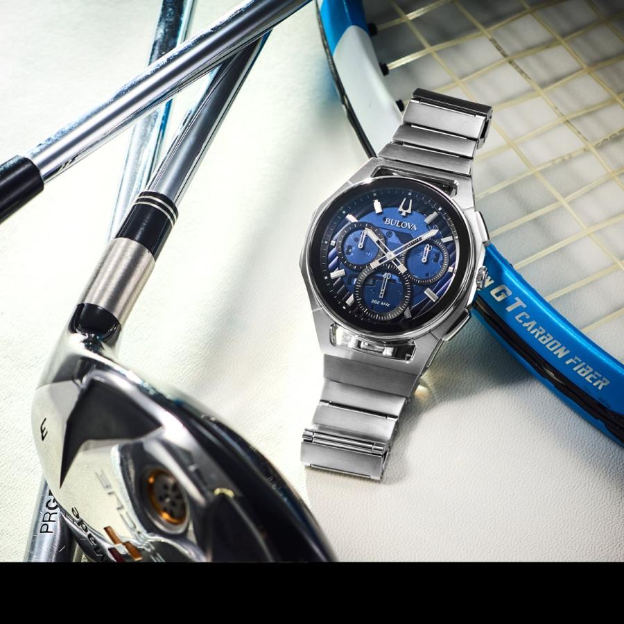 BULOVA（ブローバ） （豪華おまけ有） 腕時計 メンズ カーブ クロノ