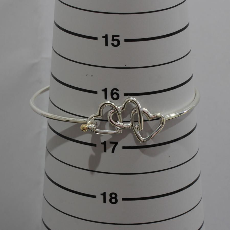 TIFFANY&Co.（ティファニー） ブレスレット トリプルハート バングル
