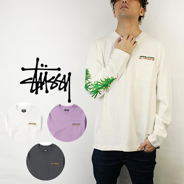 STUSSY（ステューシー） Tシャツ ロンT STUSSY LEAVES LS CREW LS