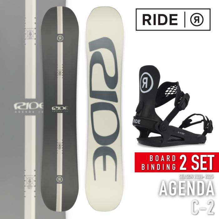 RIDE（ライド） [日本正規品] スノーボード 板 ビンディング 2点セット