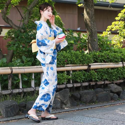 浴衣 レディース セット レトロ 高級変わり織り綿麻浴衣3点セット