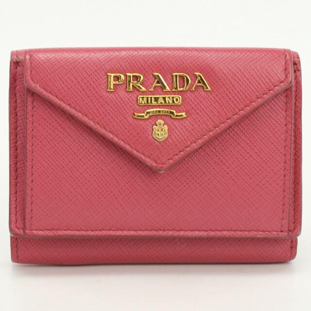 PRADA（プラダ） 中古 三折財布小銭入付き レディース ブランド
