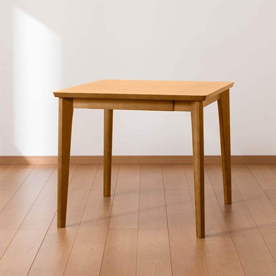 ニトリ（NITORI） 幅80cm ダイニングテーブル(ロレイン5H 80 LBR