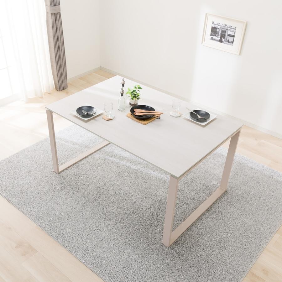 ニトリ（NITORI） セラミックダイニングテーブル(セーラル135/90