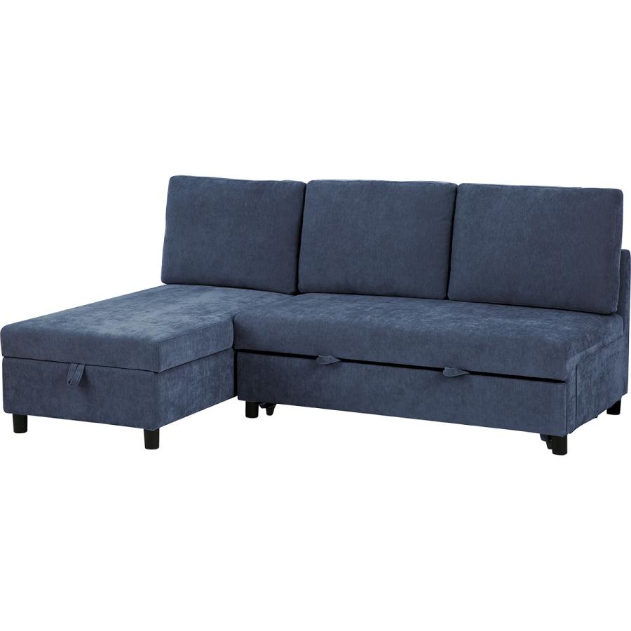 ニトリ（NITORI） 収納付きカウチソファベッド(ノアーク3 右カウチ NV