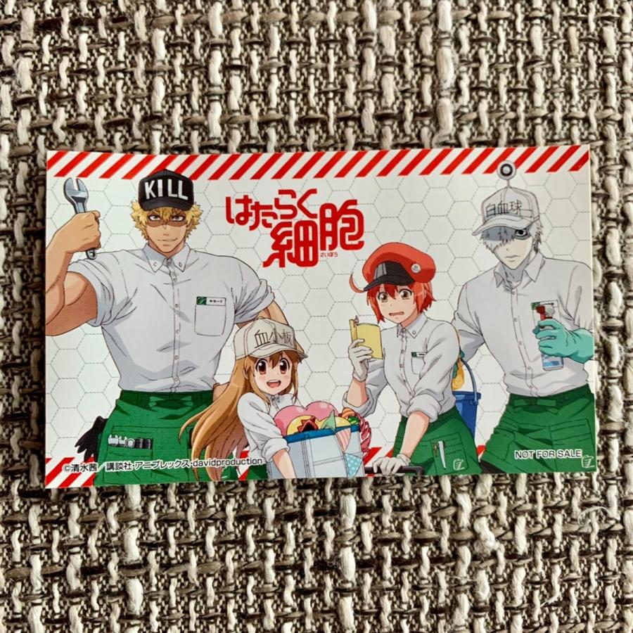 ☆はたらく細胞 × 東急ハンズ 限定 特典 非売品 ステッカー 赤血球