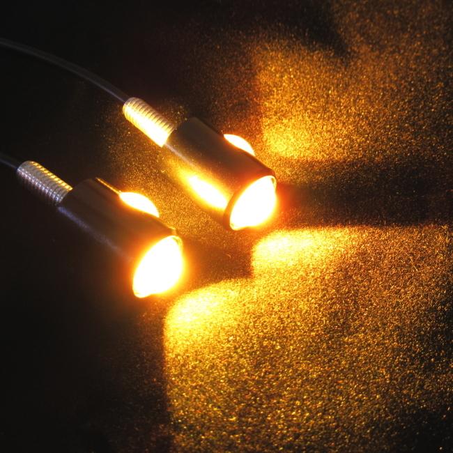 マイクロミニ ウインカー 4個セット アンバー 高輝度 LED 極小サイズ