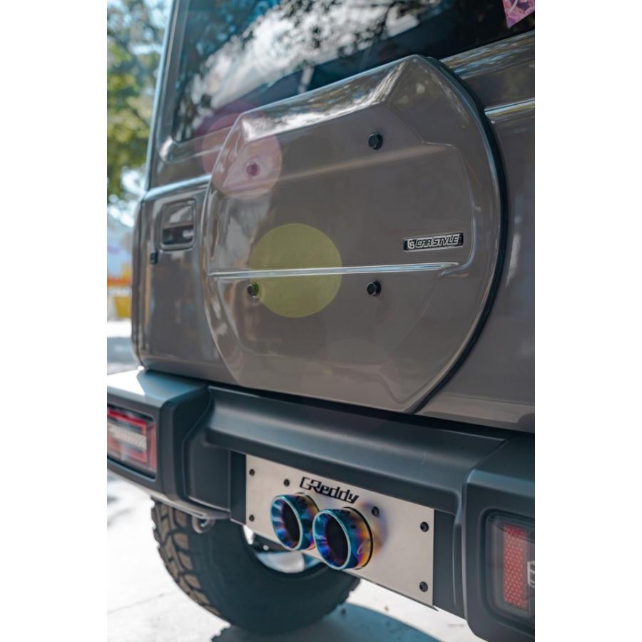 ジムニー カースタイル ワイパーレスリアゲートカバー CSバッジ付 JB64